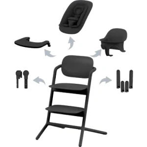 CYBEX Krzesełko LEMO 4 in 1 Set ABTSHE Stunning black CYBEX Krzesełko LEMO 4 in 1 Set ABTSHE Stunning black