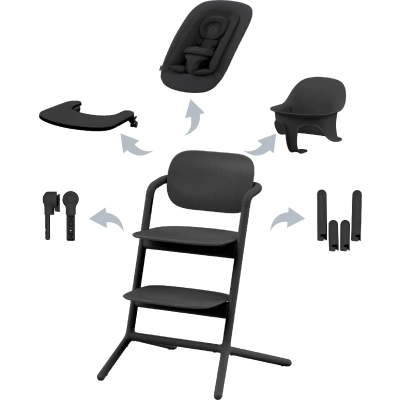 CYBEX Krzesełko LEMO 4 in 1 Set ABTSHE Stunning black - obrazek 1