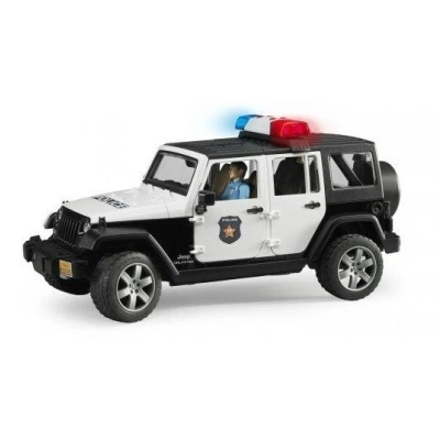 Bruder, Jeep Wrangler Unlimited Rubicon policyjny z figurką policjanta , 02526 - obrazek 1