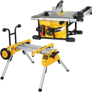 DeWALT Pilarka stołowa 210 mm, 1850 W + Stojak DE7400 DeWALT Pilarka stołowa 210 mm, 1850 W + Stojak DE7400
