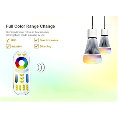 Pilot LED RGB+CCT radiowy 4 STREFY DOTYK Wi Fi Mi Light FUT092