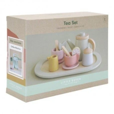 Little Dutch Drewniany zestaw herbaciany Kokosek Baby Store