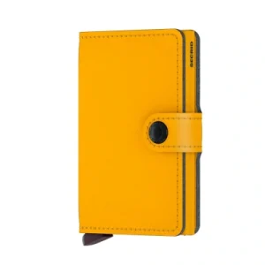 Portfel kieszonkowy RFID Secrid Miniwallet Yard Powder ochre Portfel kieszonkowy RFID Secrid Miniwallet Yard Powder ochre