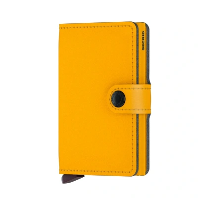 Portfel kieszonkowy RFID Secrid Miniwallet Yard Powder ochre Portfel kieszonkowy RFID Secrid Miniwallet Yard Powder ochre