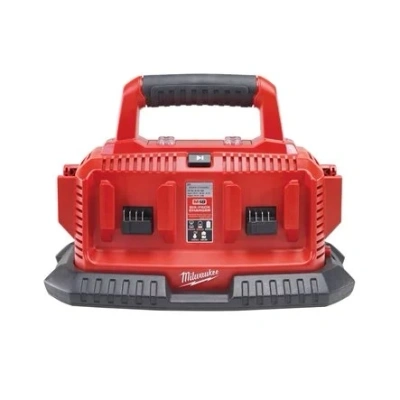 Milwaukee M1418C6 Ładowarka, Czarny/Czerwony, ‎21.41 x 19.81 29.39 cm; 1 kg - obrazek 1