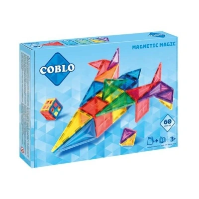 COBLO Magnetyczne Klocki Konstrukcyjne Basic 60 sztuk