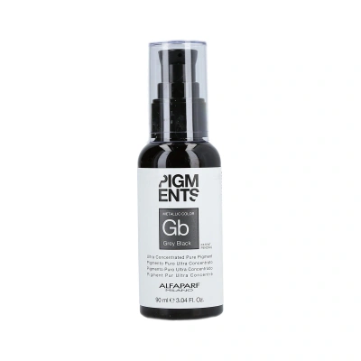 ALFAPARF, PIGMENTS, Skoncentrowany pigment do włosów (Grey Black), 90ml - obrazek 1
