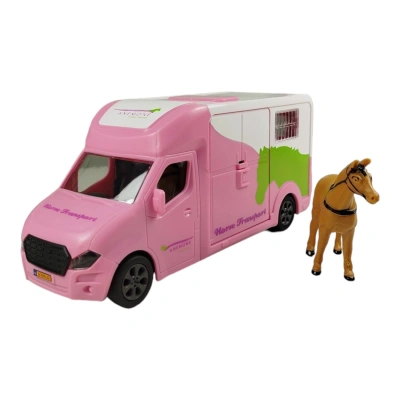 Van Manen 510212 Anemone Die Cast Transport Silver/Black (with Light & Sound, 1 Horse, Includes Battery) - obrazek 1