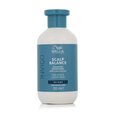 Wella Professionals Invigo Scalp Balance Głęboko Oczyszczający Szampon Do Przetłuszczającej Się Skóry Głowy 300 ml Wella Professionals Invigo Scalp Balance Głęboko Oczyszczający Szampon Do Przetłuszczającej Się Skóry Głowy 300 ml