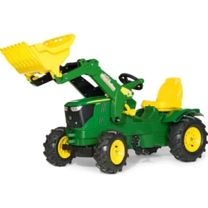 Traktor z napędem na pedały i ładowaczem John Deere 6210R kołami pneumatycznymi wiek od 3 lat RollyFarmtrac Rolly Toys R61110 Traktor z napędem na pedały i ładowaczem John Deere 6210R kołami pneumatycznymi wiek od 3 lat RollyFarmtrac Rolly Toys R61110