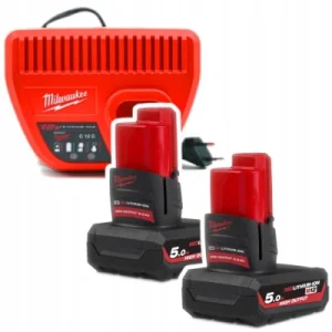 Milwaukee M12HB5 akumulator do ponownego ładowania Milwaukee M12HB5 akumulator do ponownego ładowania