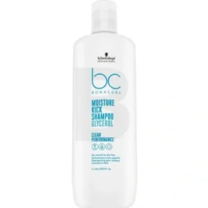 Schwarzkopf Bc Moisture Kick Shampoo Glycerol 1000Ml Szampon Do Włosów Suchych, Oczyszcza I Kompleksowo Nawilża,Wygładza