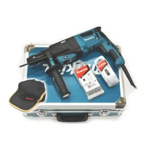 Makita Hr2631Ft13 Młot Udarowo Obrotowy Sds Plus 26 mm w Aluminiowej Walizce Niebieski/Czarny Makita Hr2631Ft13 Młot Udarowo Obrotowy Sds Plus 26 mm w Aluminiowej Walizce Niebieski/Czarny