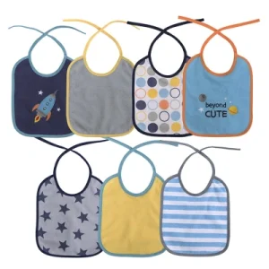 Baby Care Zestaw dla niemowląt, 7 częściowy, jednowarstwowy, do wiązania, nadaje się prania, od urodzenia, kolor: niebieski Baby Care Zestaw dla niemowląt, 7 częściowy, jednowarstwowy, do wiązania, nadaje się prania, od urodzenia, kolor: niebieski