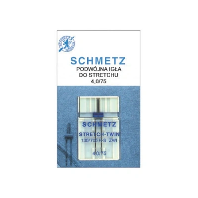 Igła Schmetz do stretchu, podwójna, 4.0/75 Igła Schmetz do stretchu, podwójna, 4.0/75