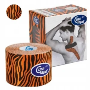 Curetape Taśma Kinesiotaping 5 cm x 5 cm – 1 sztuka Curetape Taśma Kinesiotaping 5 cm x 5 cm – 1 sztuka