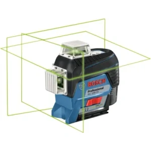 Bosch Professional system 12V: laser liniowy GLL 3 80 CG (1 akumulator GBA 12V 2.0Ah, zielona wiązka, do pracy w pomieszczeniach, współpraca z aplikacją, uchwyt, zasięg pracy: 30 m, walizka L BOXX) Bosch Professional system 12V: laser liniowy GLL 3 80 CG (1 akumulator GBA 12V 2.0Ah, zielona wiązka, do pracy w pomieszczeniach, współpraca z aplikacją, uchwyt, zasięg pracy: 30 m, walizka L BOXX)