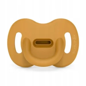 SUAVINEX Silikonowy smoczek fizjologiczny SX Pro Mustard 0 6M